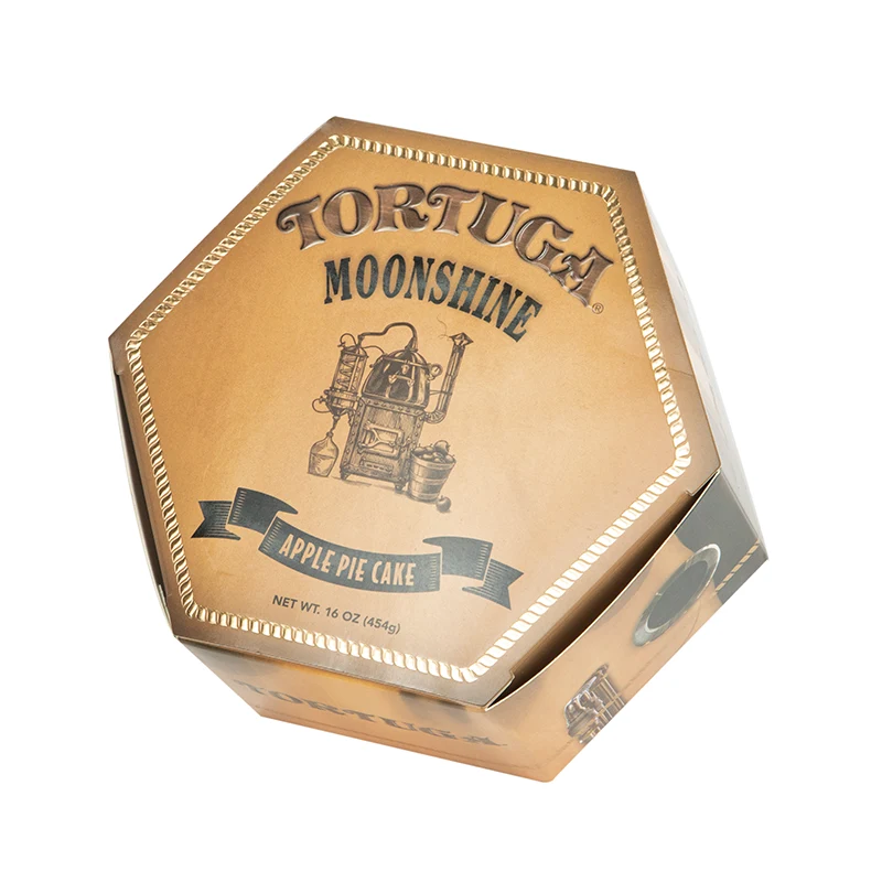 Kuusikulmainen lahjapaperirasia